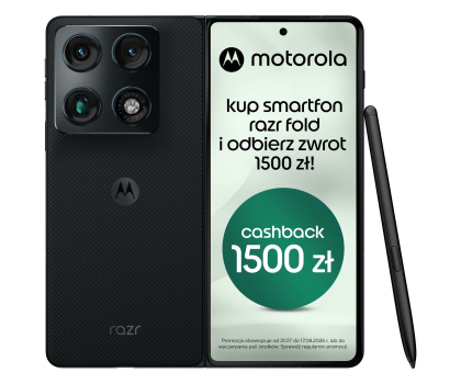 Smartfon MOTOROLA razr fold 5G 16/512 Blackened Blue 165Hz
